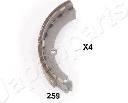 Japanparts GF-259AF - Bremžu loku komplekts www.autospares.lv