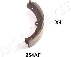 Japanparts GF-254AF - Bremžu loku komplekts www.autospares.lv