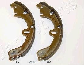 Japanparts GF-234AF - Bremžu loku komplekts www.autospares.lv