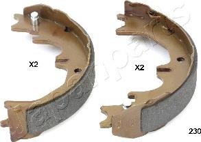 Japanparts GF-230AF - Bremžu loku kompl., Stāvbremze www.autospares.lv