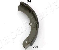 Japanparts GF-229AF - Bremžu loku komplekts www.autospares.lv