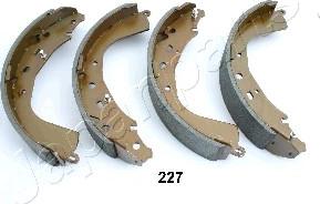 Japanparts GF-227AF - Brake Shoe Set, parking brake www.autospares.lv