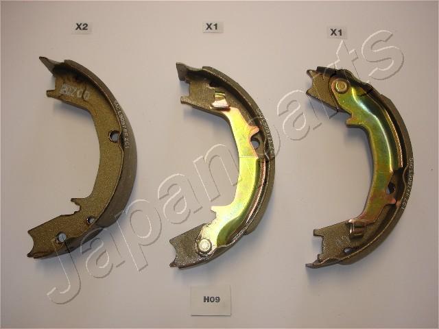 Japanparts GF-H09AF - Brake Shoe Set www.autospares.lv