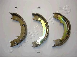 Japanparts GF-H07AF - Brake Shoe Set www.autospares.lv