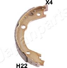 Japanparts GF-H22AF - Brake Shoe Set, parking brake www.autospares.lv