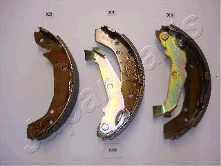 Japanparts GF-K08AF - Brake Shoe Set www.autospares.lv