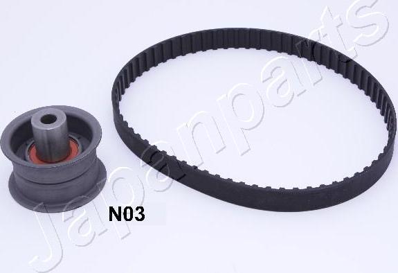 Japanparts KDD-N03 - Комплект зубчатого ремня ГРМ www.autospares.lv