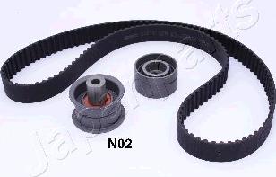 Japanparts KDD-N02 - Комплект зубчатого ремня ГРМ www.autospares.lv