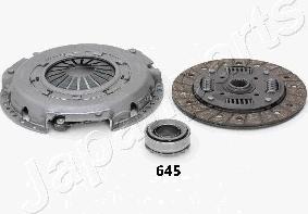 Japanparts KF-645 - Комплект сцепления www.autospares.lv