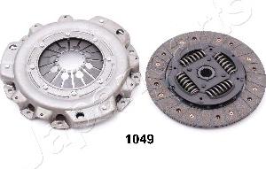 Japanparts KF-1049 - Комплект сцепления www.autospares.lv