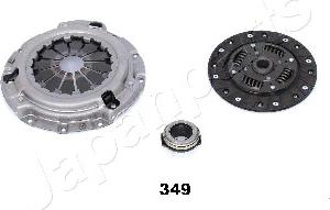 Japanparts KF-349 - Комплект сцепления www.autospares.lv