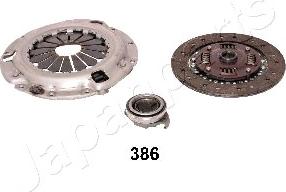 Japanparts KF-386 - Комплект сцепления www.autospares.lv