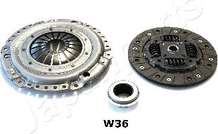 Japanparts KF-W36 - Комплект сцепления www.autospares.lv