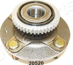 Japanparts KK-20520 - Ступица колеса, поворотный кулак www.autospares.lv