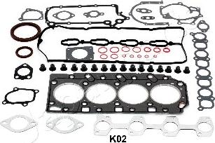 Japanparts KM-K02 - Blīvju komplekts, Dzinējs www.autospares.lv