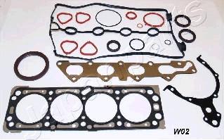 Japanparts KM-W02 - Blīvju komplekts, Dzinējs www.autospares.lv