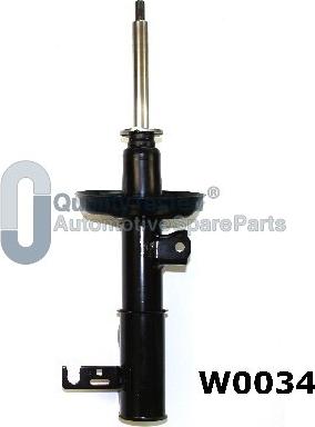 Japanparts MQ-W0034 - Amortizators www.autospares.lv