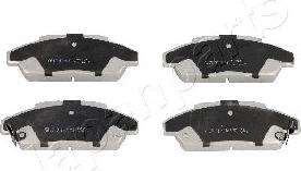 Japanparts PA-492AF - Brake Pad Set, disc brake www.autospares.lv