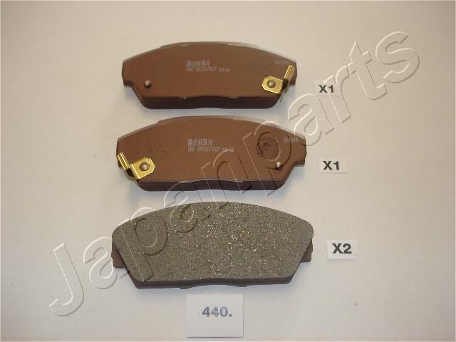 Japanparts PA-440AF - Brake Pad Set, disc brake www.autospares.lv