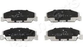 Japanparts PA-442AF - Brake Pad Set, disc brake www.autospares.lv