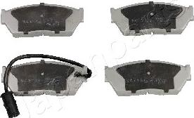 Japanparts PA-429AF - Brake Pad Set, disc brake www.autospares.lv