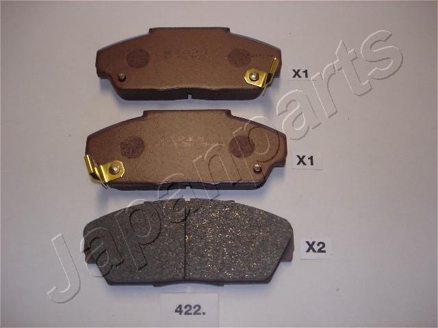 Japanparts PA-422AF - Brake Pad Set, disc brake www.autospares.lv