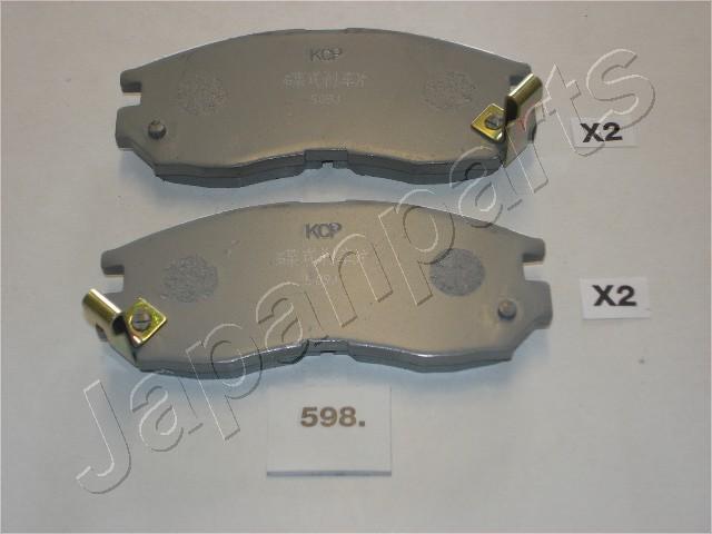 Japanparts PA-598AF - Тормозные колодки, дисковые, комплект www.autospares.lv