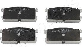 Japanparts PA-508AF - Brake Pad Set, disc brake www.autospares.lv