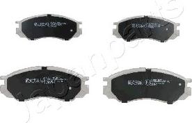 Japanparts PA-585AF - Brake Pad Set, disc brake www.autospares.lv