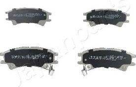 Japanparts PA-583AF - Brake Pad Set, disc brake www.autospares.lv