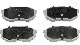 Japanparts PA-520AF - Тормозные колодки, дисковые, комплект www.autospares.lv