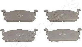 Japanparts PA-602AF - Bremžu uzliku kompl., Disku bremzes www.autospares.lv