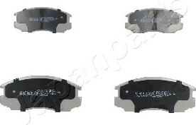 Japanparts PA-613AF - Brake Pad Set, disc brake www.autospares.lv