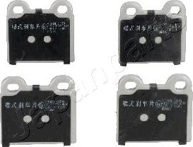 Japanparts PA-0943AF - Тормозные колодки, дисковые, комплект www.autospares.lv