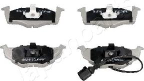 Japanparts PA-0955AF - Brake Pad Set, disc brake www.autospares.lv