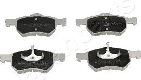 Japanparts PA-096AF - Brake Pad Set, disc brake www.autospares.lv