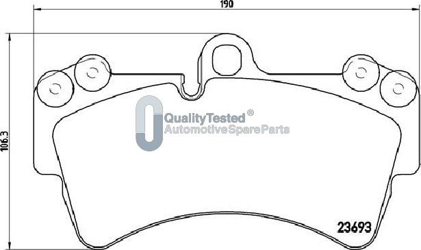 Japanparts PA0931JM - Bremžu uzliku kompl., Disku bremzes www.autospares.lv