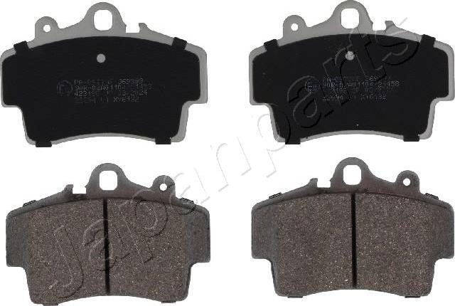 Japanparts PA-0977AF - Bremžu uzliku kompl., Disku bremzes www.autospares.lv