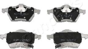 Japanparts PA-0412AF - Brake Pad Set, disc brake www.autospares.lv