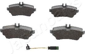 Japanparts PA-0544AF - Тормозные колодки, дисковые, комплект www.autospares.lv