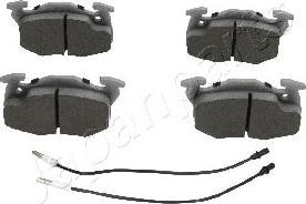 Japanparts PA-0641AF - Brake Pad Set, disc brake www.autospares.lv