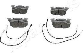 Japanparts PA-0602AF - Brake Pad Set, disc brake www.autospares.lv