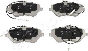 Japanparts PA-0619AF - Brake Pad Set, disc brake www.autospares.lv