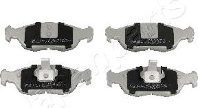 Japanparts PA-0633AF - Brake Pad Set, disc brake www.autospares.lv