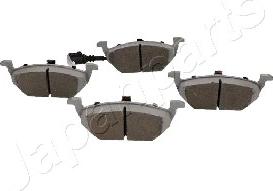 Japanparts PA-0043AF - Brake Pad Set, disc brake www.autospares.lv