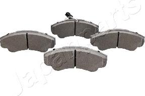 Japanparts PA-0054AF - Brake Pad Set, disc brake www.autospares.lv