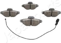 Japanparts PA-0058AF - Brake Pad Set, disc brake www.autospares.lv