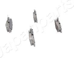 Japanparts PA-0052AF - Тормозные колодки, дисковые, комплект www.autospares.lv