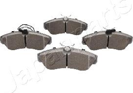 Japanparts PA-0057AF - Brake Pad Set, disc brake www.autospares.lv