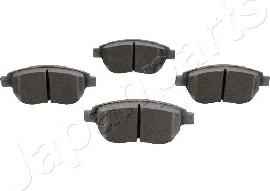 Japanparts PA-0080AF - Тормозные колодки, дисковые, комплект www.autospares.lv